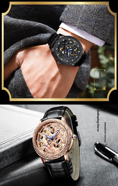 Reloj Mecánico Automático Calado Premium con Resistencia al Agua - Image 12