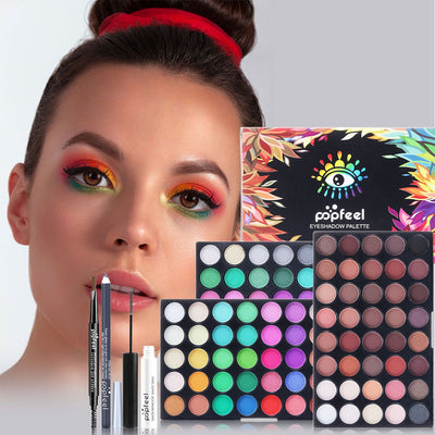 Paleta Portátil de Sombras y Brillo Labial Multifuncional - Image 20