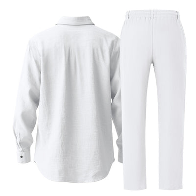 Conjunto de Dos Piezas: Camisa Suelta de Manga Larga y Pantalón Cómodo - Image 33