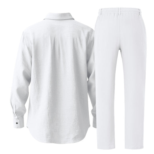 Conjunto de Dos Piezas: Camisa Suelta de Manga Larga y Pantalón Cómodo - Image 33