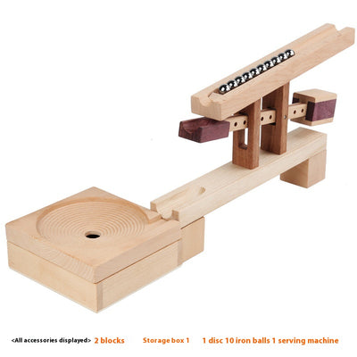 Bloques de Madera Maciza para Pista de Carreras - Juguete Educativo de Construcción Infantil - Image 6