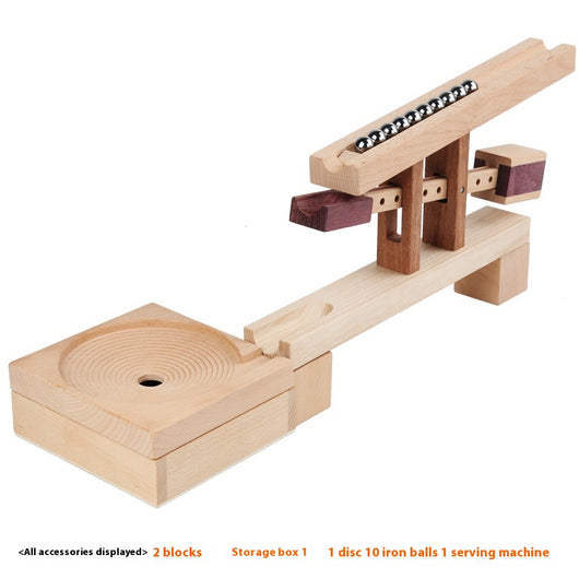 Bloques de Madera Maciza para Pista de Carreras - Juguete Educativo de Construcción Infantil - Image 6