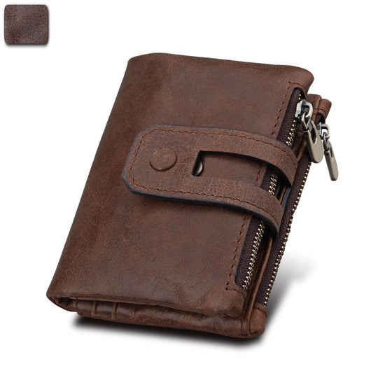 Billetera de Cuero Genuino con Protección RFID y Bloqueo Antirrobo - Image 10