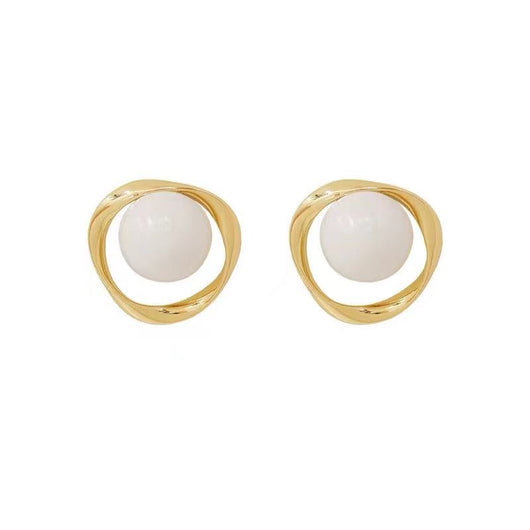 Aretes de Plata S925 con Perla y Cierre de Aguja para Mujer - Image 12