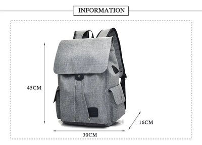 Mochila Inteligente con Carga USB para Laptop - Diseño Moderno Unisex - Image 8