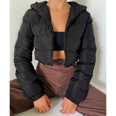 Abrigo Acolchado de Algodón para Mujer - Image 17