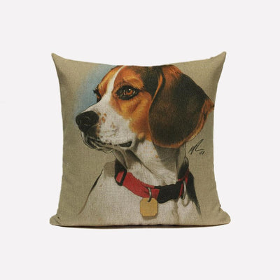 Funda de Almohada de Lino Estampado Chino - Image 9
