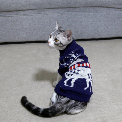 Suéter Navideño para Perros y Gatos con Cuello Alto - Image 10