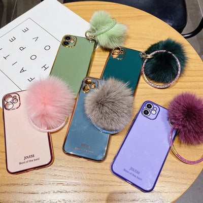 Funda Protectora de Silicona con Pulsera de Bola Electrochapada para Teléfono - Image 19