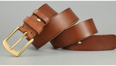 Cinturón de Cuero Genuino para Hombre - Diseño Artesanal Casual - Image 17