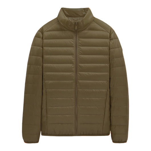 Chaqueta de Plumas Ligera para Hombre con Cuello Alto - Image 4