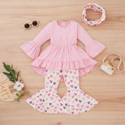 Conjunto de 3 Piezas: Short, Blusa y Accesorios para Niñas - Image 21