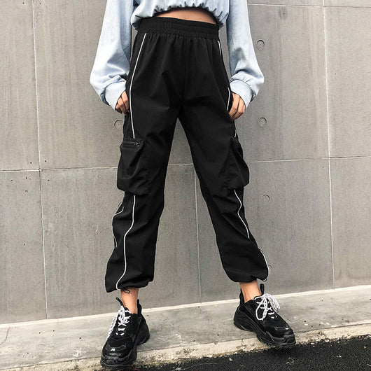 Overol Hip-hop Urbano para Mujer Estilo Hipster - Image 12