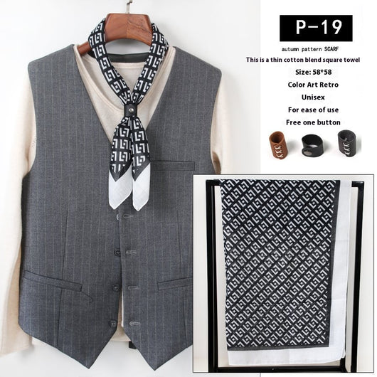 Bufanda de Seda Fina para Hombre - Accesorio Versátil Youth - Image 20