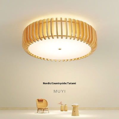 Lámpara de Techo LED Estilo Japonés Nórdico para Dormitorio - Image 2