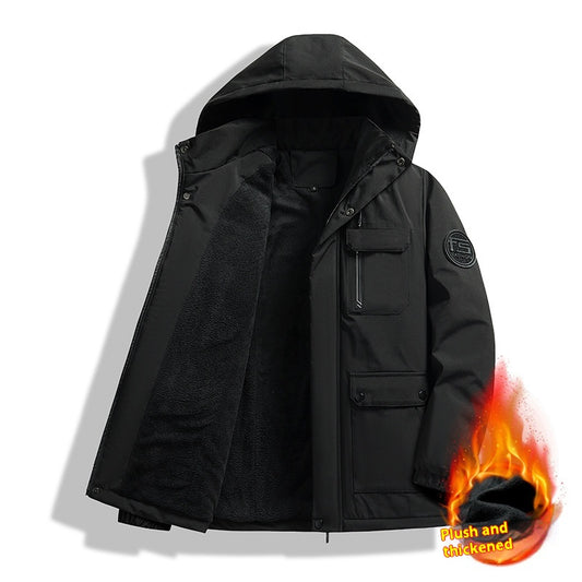 Chaqueta Acolchada Gruesa de Invierno para Hombre