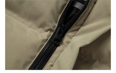 Abrigo Acolchado de Algodón para Hombre con Capucha Desmontable Forrada en Polar - Image 20