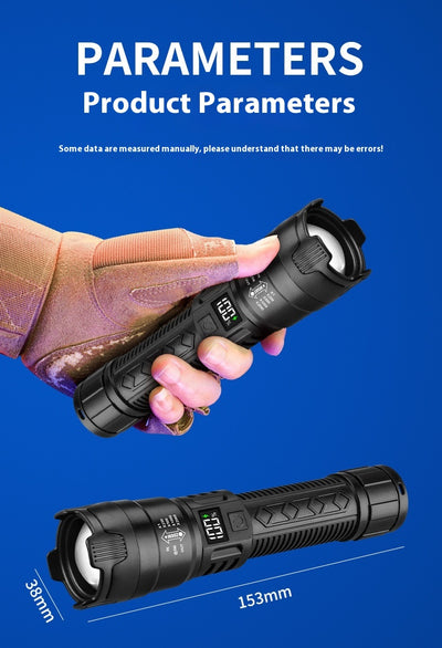 Linterna Recargable LED de Alta Potencia con Batería de Larga Duración - Image 11