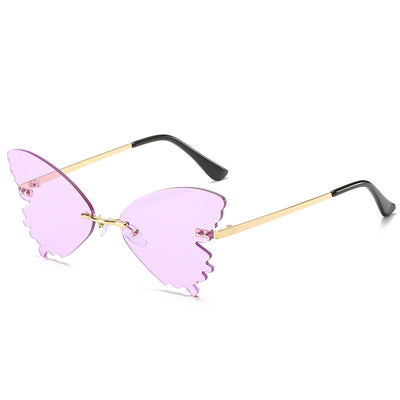 Gafas de Sol sin Marco Mariposa - Estilo Urbano y Diversión - Image 20