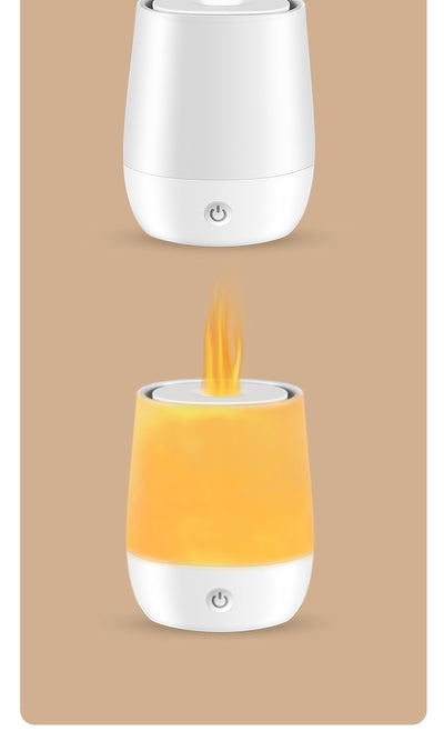 Humidificador Aromaterapia con Llama LED USB Silencioso para Dormitorio - Image 16