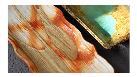 Plato Rectangular Artesanal para Sushi y Ensaladas de Frutas - Image 8