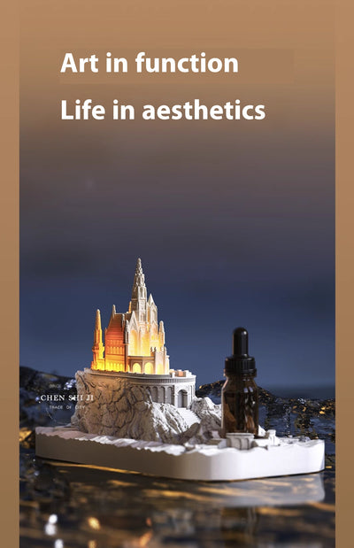 Lámpara de Buró Yeso con Aromaterapia y Luz Ambiental - Image 10