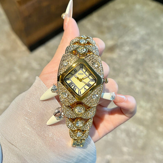 Reloj de Pulsera Vintage de Cuarzo para Mujer - Diseño Exclusivo