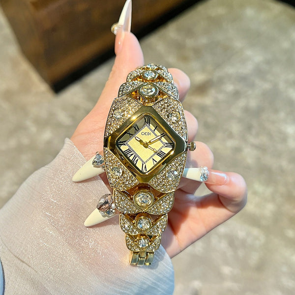 Reloj de Pulsera Vintage de Cuarzo para Mujer - Diseño Exclusivo
