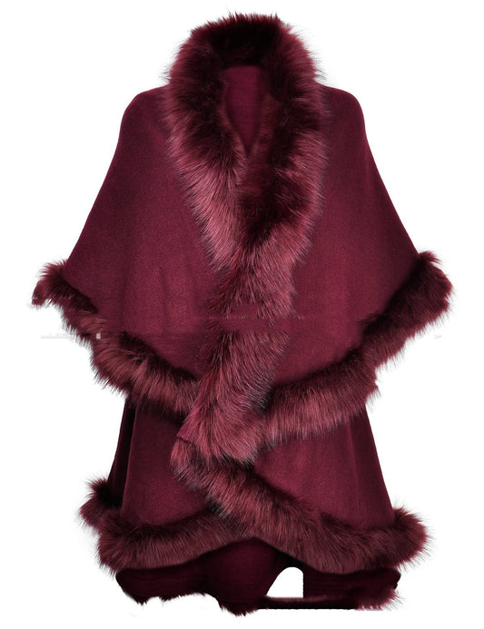 Cardigan Suelto Tipo Capa para Talla Grande Mujer
