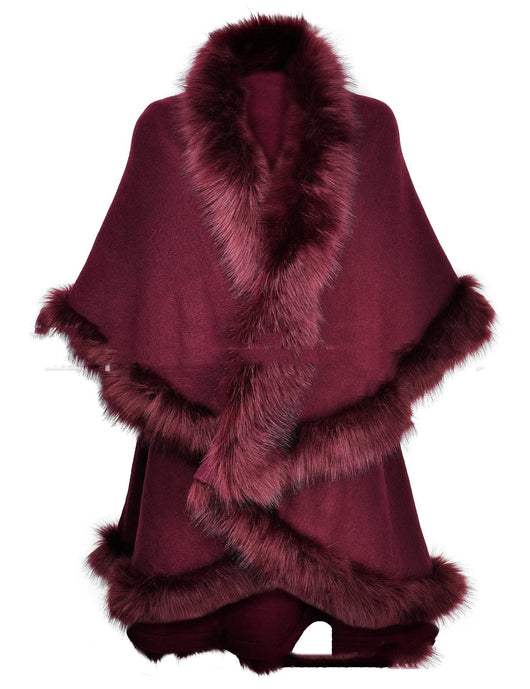 Cardigan Suelto Tipo Capa para Talla Grande Mujer