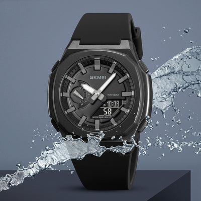 Reloj Deportivo Digital Hombre Cronógrafo Multifunción Resistente al Agua