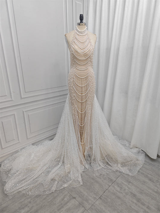 Vestido Elegante de Cintura Alta con Falda Tipo Sirena - Image 5