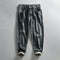 Pantalones Denim Azul Retro Efecto Desgastado para Hombre