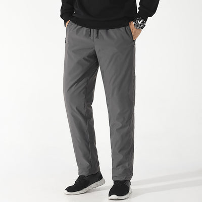 Pantalones Acolchados de Invierno con Cintura Elástica para Hombre