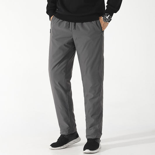 Pantalones Acolchados de Invierno con Cintura Elástica para Hombre