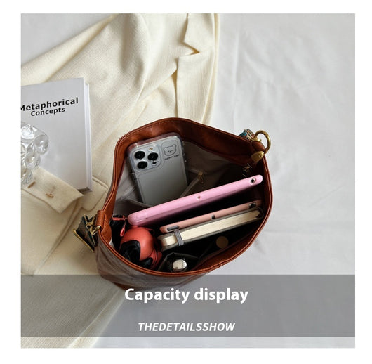 Bolso Bandolera Bucket de Gran Capacidad para Mujer - Image 17