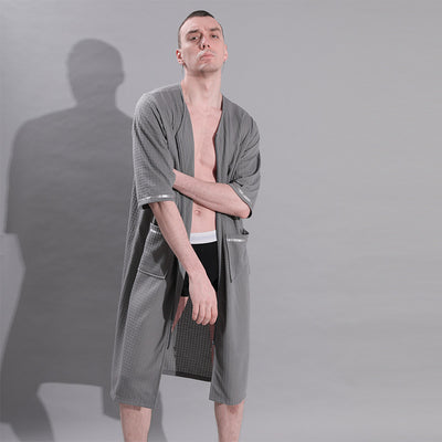 Bata Suelta Talla Grande Estilo Japonés y Coreano para Dormir - Image 11