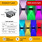 4 Colorful Light Beams