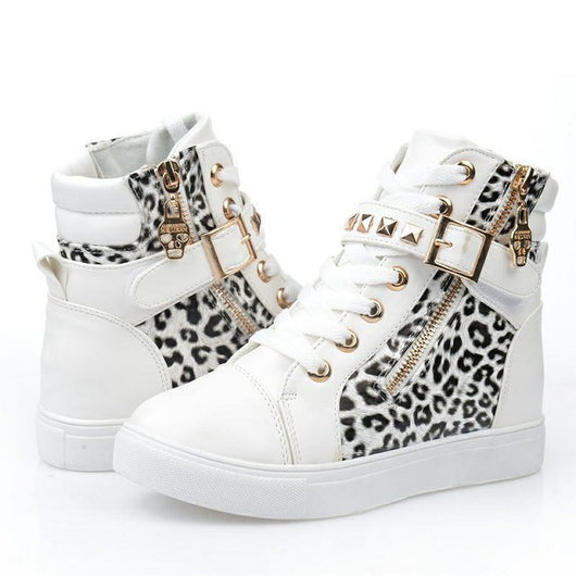 Zapatillas Altas de Lona para Mujer - Cómodas y Versátiles - Image 9
