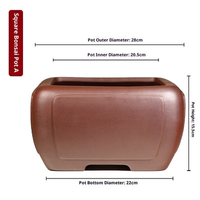 Maceta Rectangular de Zisha Fina para el Hogar - Image 7