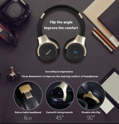 Auriculares Bluetooth Deportivos Plegables con Ranura para Tarjeta - Image 8