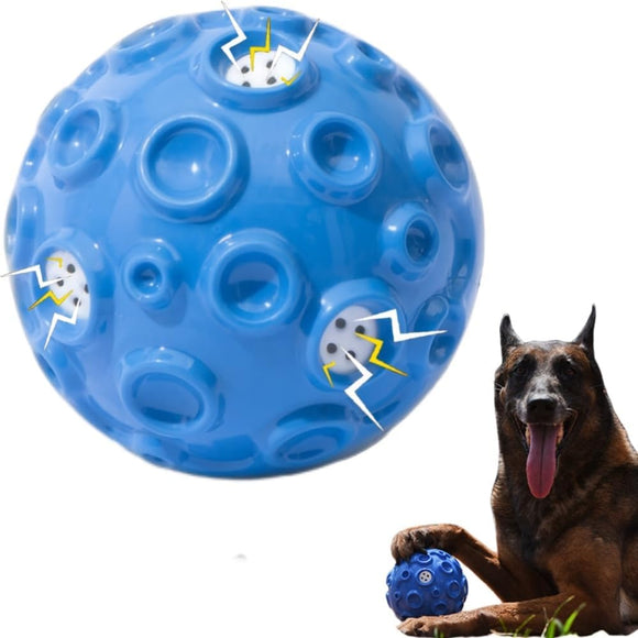 Pelota Interactiva para Perros Masticadores - Juguete Durable con Sonido Chirriante