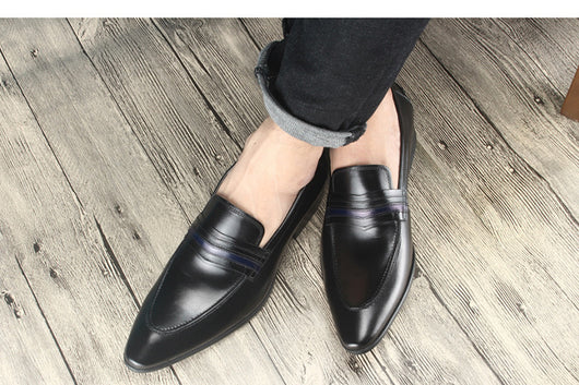 Zapatos de Cuero para Hombre Mocasines Elegantes - Image 10