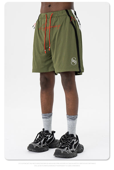 Shorts Casuales Premium Estilo Americano con Malla Transpirable y Detalles en Contraste - Image 8