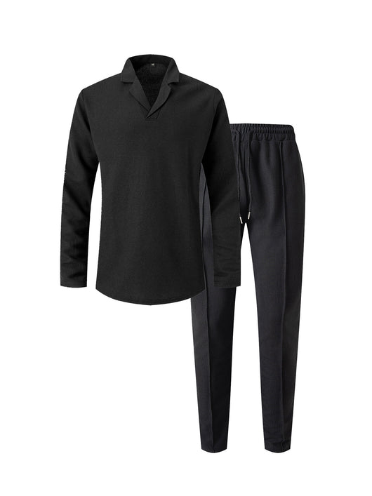 Traje Ejecutivo Clásico para Hombre - Colores Sólidos Otoño Invierno - Image 8
