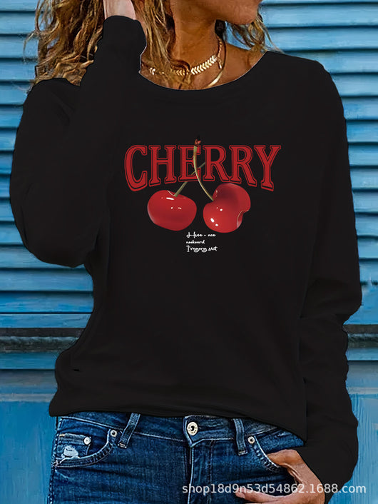 Camisetas Estampadas de Manga Larga para Otoño e Invierno - Image 42