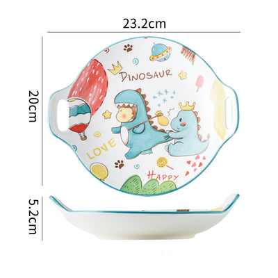 Juego de Platos de Cerámica Infantil con Diseños Animados - Image 13