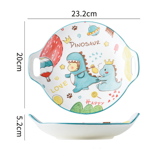 Juego de Platos de Cerámica Infantil con Diseños Animados - Image 13