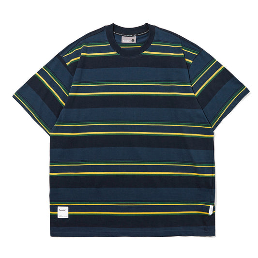 Camiseta Hombre Rayas Cuello Redondo Corte Relajado Estilo Retro - Image 2