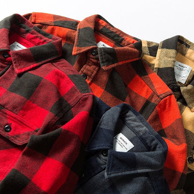 Camisa Franela Gruesa Estilo Americano para Hombre - Image 22